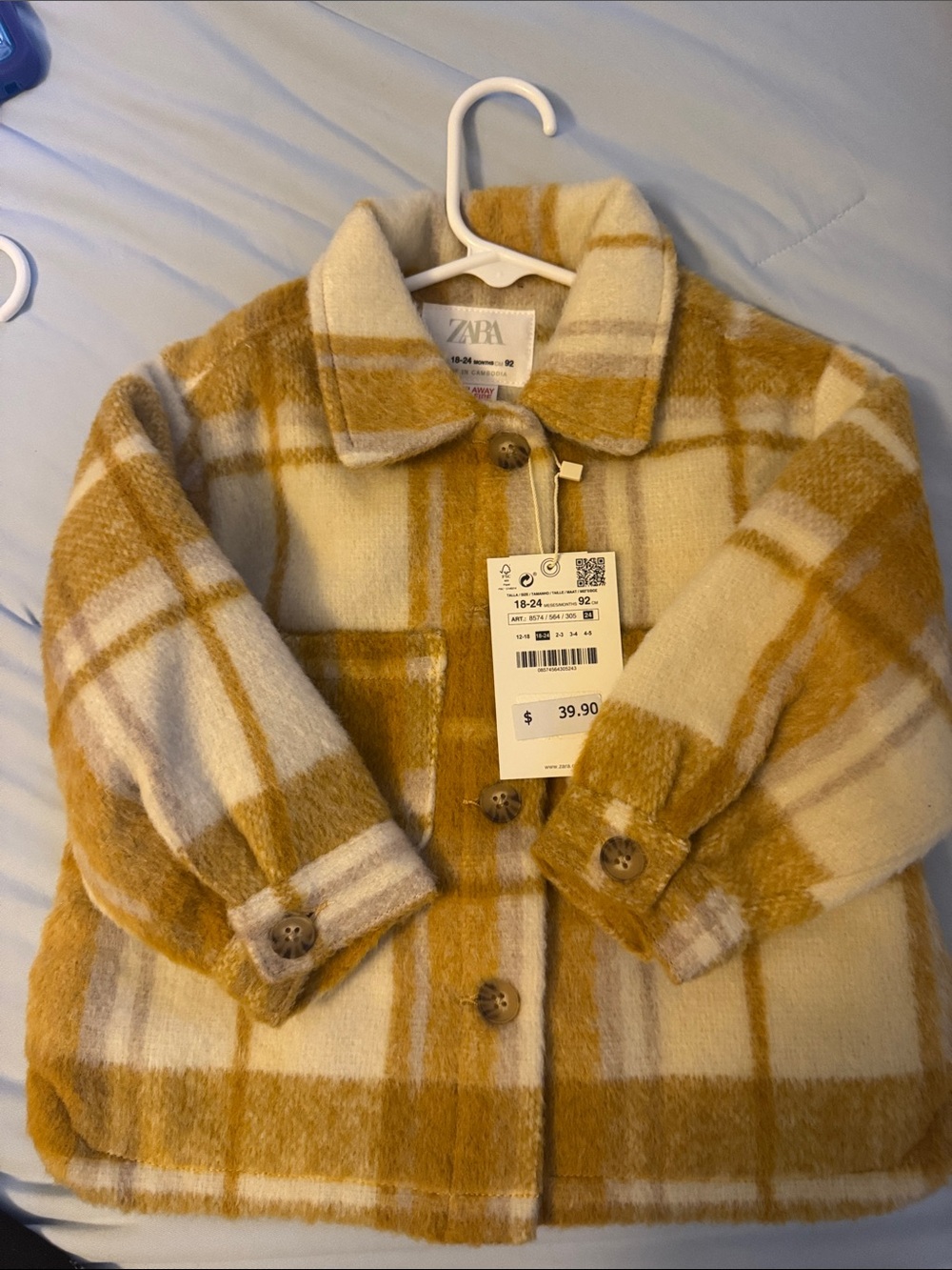 18/24 month Zara wool button up.